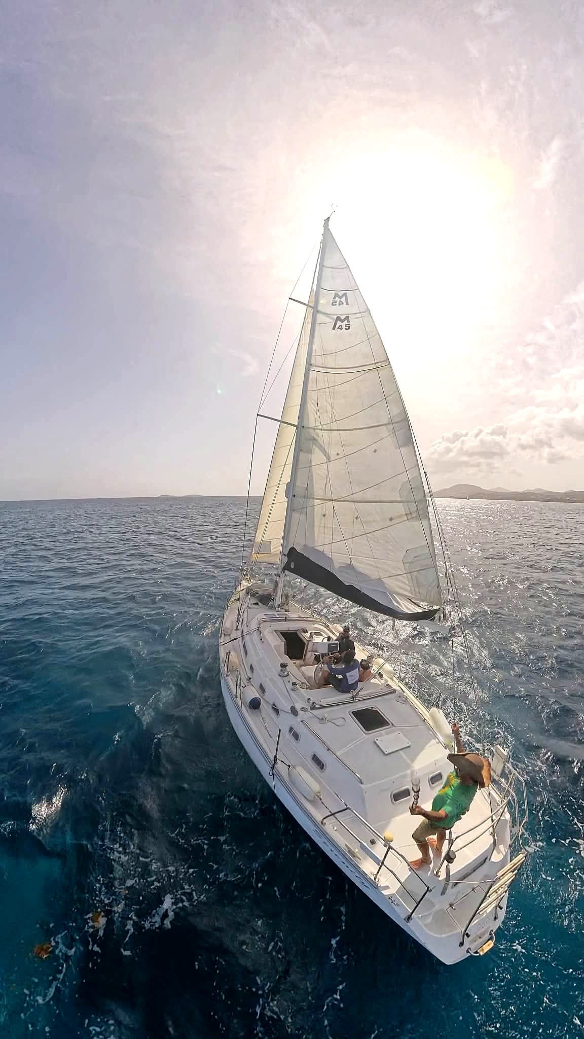 Serenity sailing in St. Thomas waters